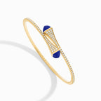 Cleo Diamond Midi Slip-On Bracelet Yellow Gold
