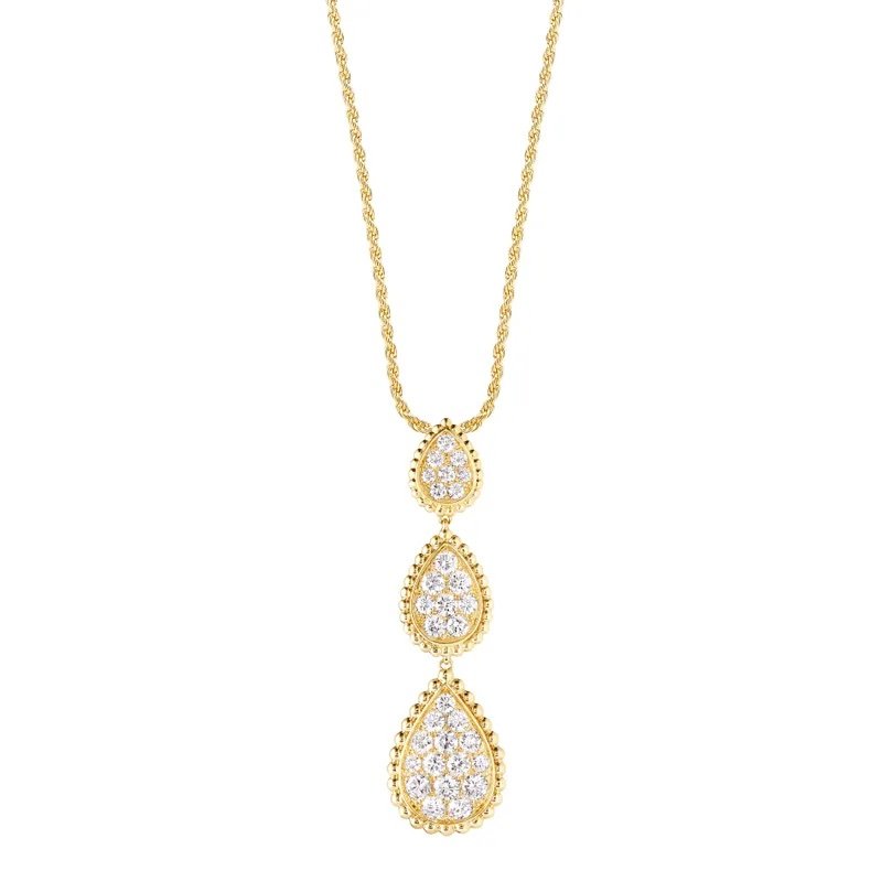 قلادة سيربان بوهيم -، حلية صغيرة جدًّا وحلية صغيرة وحلية متوسّطة  serpent bohème