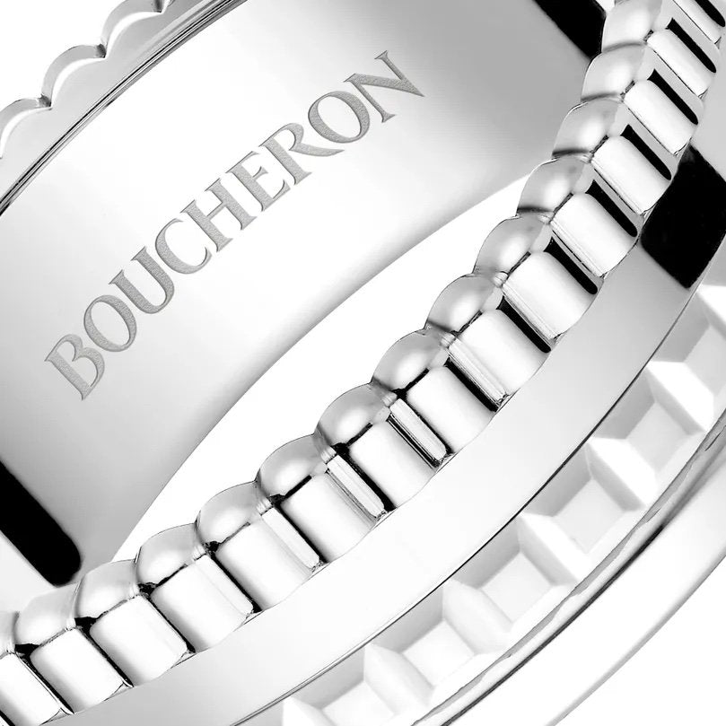 خاتم كاتر دابل وايت إيديشن سمول - quatre double white edition small