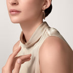 أقراط"جوست آن كلو" ذهب وردي، ماس