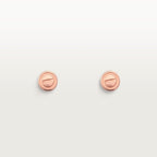 أقراط LOVE ذهب وردي