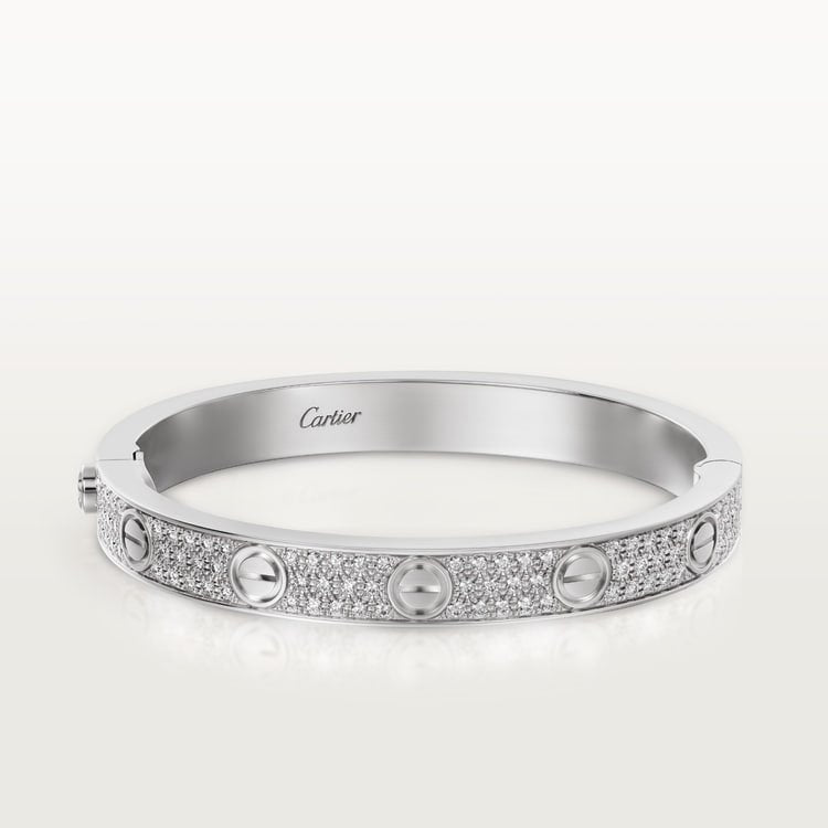 LOVE BRACELET White gold, diamonds