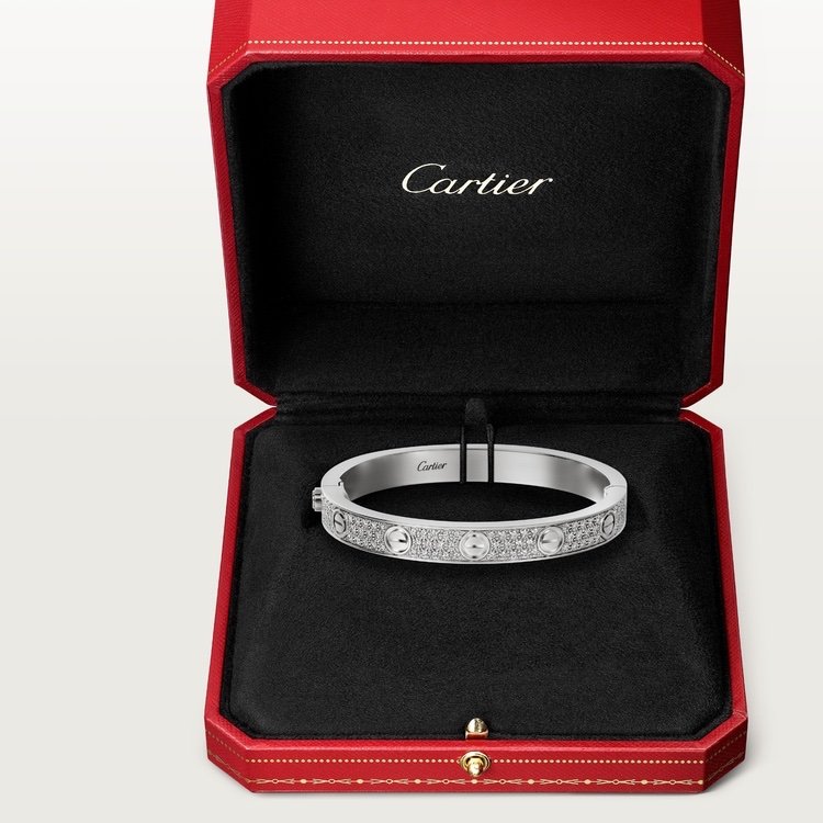 LOVE BRACELET White gold, diamonds