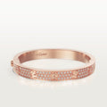 LOVE BRACELET, DIAMOND-PAVED Rose gold, diamonds