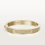 LOVE BRACELET, DIAMOND-PAVED Yellow gold, diamonds