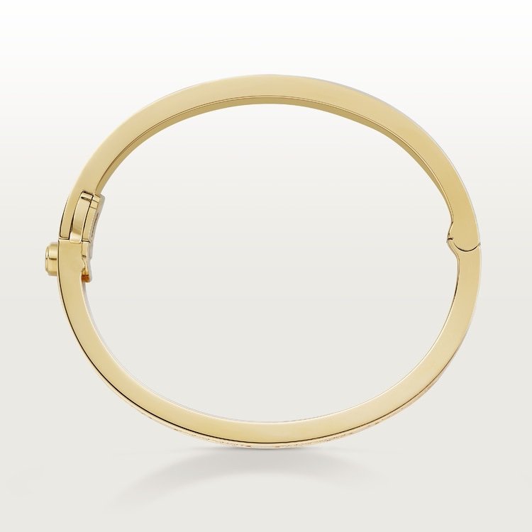 LOVE BRACELET, DIAMOND-PAVED Yellow gold, diamonds