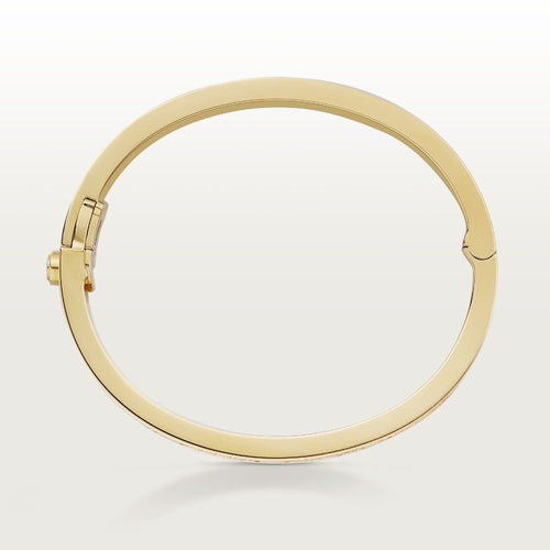 LOVE BRACELET, DIAMOND-PAVED Yellow gold, diamonds