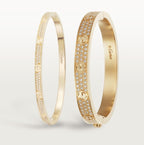 LOVE BRACELET, DIAMOND-PAVED Yellow gold, diamonds