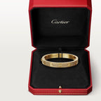 LOVE BRACELET, DIAMOND-PAVED Yellow gold, diamonds
