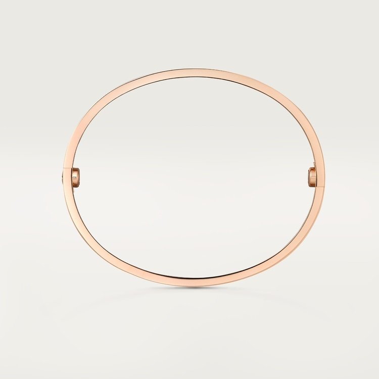 LOVE BRACELET, 4 DIAMONDS Rose gold,