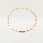 LOVE BRACELET, 4 DIAMONDS Rose gold,