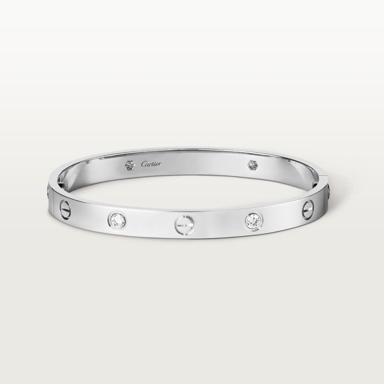 LOVE BRACELET, 4 DIAMONDS Rose gold,