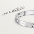 LOVE BRACELET, 4 DIAMONDS Rose gold,