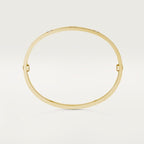 LOVE BRACELET, 4 DIAMONDS Yellow gold,