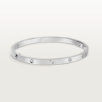LOVE BRACELET, SMALL MODEL, 6 DIAMONDS White gold, diamonds
