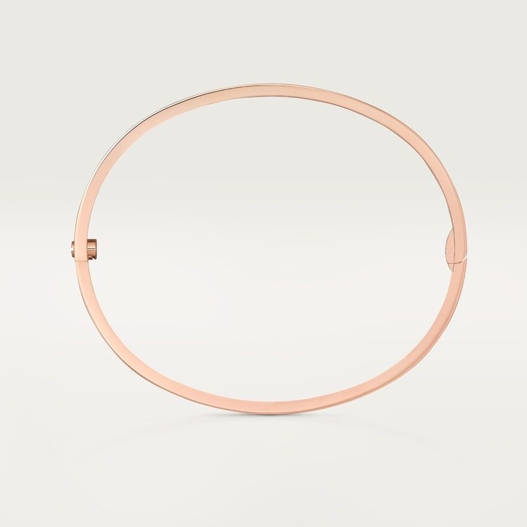 LOVE BRACELET, SMALL MODEL, 6 DIAMONDS Rose gold, diamonds