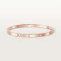 LOVE BRACELET, SMALL MODEL, 10 DIAMONDS Rose gold, diamonds