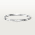 LOVE BRACELET, SMALL MODEL, 10 DIAMONDS White gold, diamonds