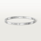 LOVE BRACELET, SMALL MODEL, 10 DIAMONDS White gold, diamonds