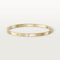 LOVE BRACELET, SMALL MODEL, 10 DIAMONDS Yellow gold, diamonds