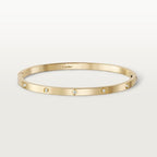 LOVE BRACELET, SMALL MODEL, 10 DIAMONDS Yellow gold, diamonds