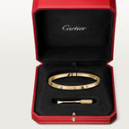 LOVE BRACELET, SMALL MODEL, 10 DIAMONDS Yellow gold, diamonds
