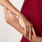 LOVE BRACELET, SMALL MODEL, PAVED Rose gold, diamonds