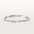 LOVE BRACELET, SMALL MODEL, PAVED White gold, diamonds