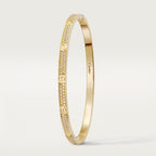 LOVE BRACELET, SMALL MODEL, PAVED Yellow gold, diamonds