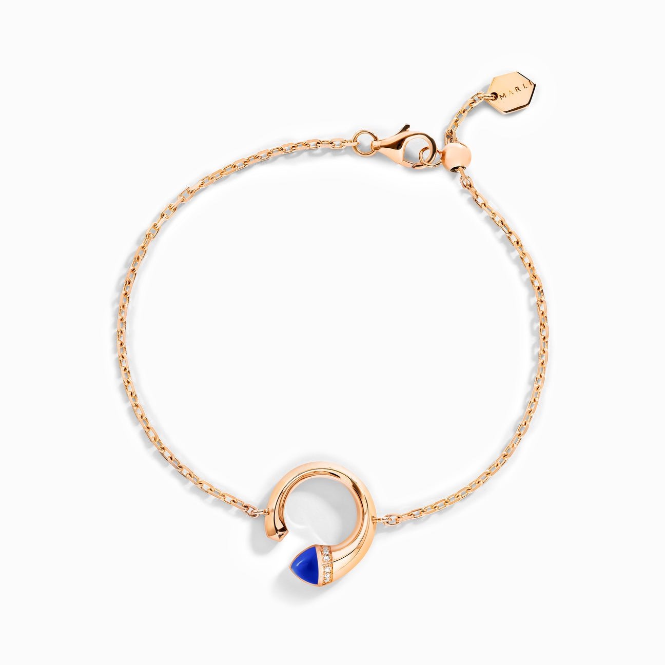 Cleo Venus Gold Chain Bracelet  Rose Gold