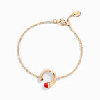 Cleo Venus Gold Chain Bracelet  Rose Gold