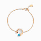 Cleo Venus Gold Chain Bracelet  Rose Gold