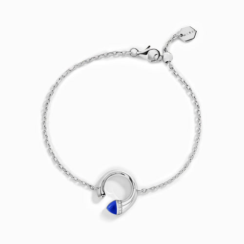 Cleo Venus Gold Chain Bracelet   White Gold