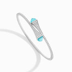 Cleo Diamond Midi Slip-On Bracelet White Gold