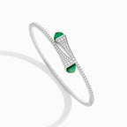 Cleo Diamond Midi Slip-On Bracelet White Gold