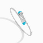 Cleo Diamond Midi Slip-On Bracelet White Gold