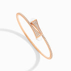Cleo Diamond Midi Slip-On Bracelet Rose Gold