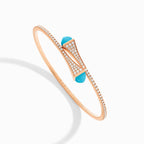 Cleo Diamond Midi Slip-On Bracelet Rose Gold