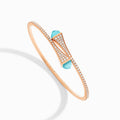 Cleo Diamond Midi Slip-On Bracelet Rose Gold