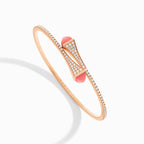 Cleo Diamond Midi Slip-On Bracelet Rose Gold