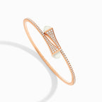 Cleo Diamond Midi Slip-On Bracelet Rose Gold