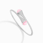 Cleo Diamond Slip-On Bracelet White Gold