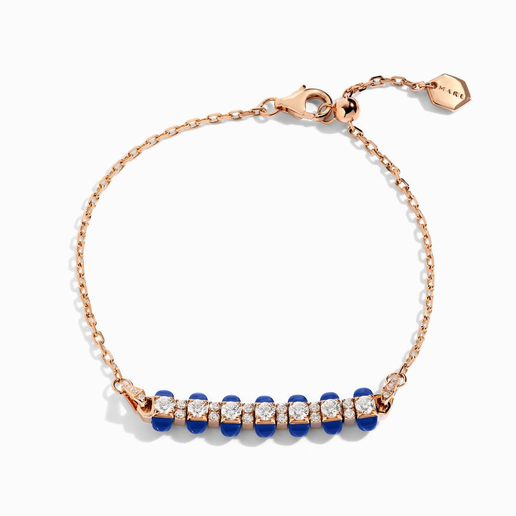 Tip-Top Diamond Chain Bracelet Rose Gold
