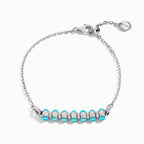 Tip-Top Diamond Chain Bracelet White Gold