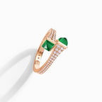 Cleo Diamond Slim Ring Rose Gold