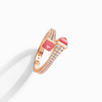 Cleo Diamond Slim Ring Rose Gold