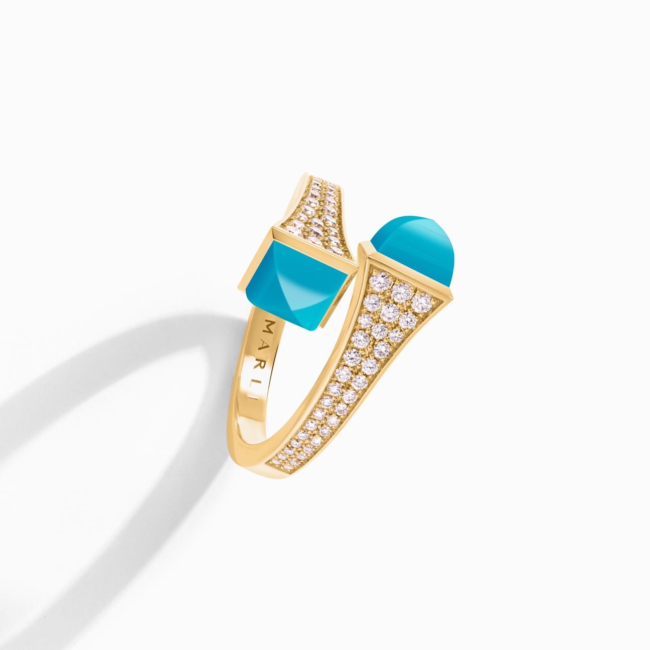 Cleo Diamond Midi Ring Yellow Gold