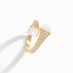 Cleo Diamond Midi Ring Yellow Gold