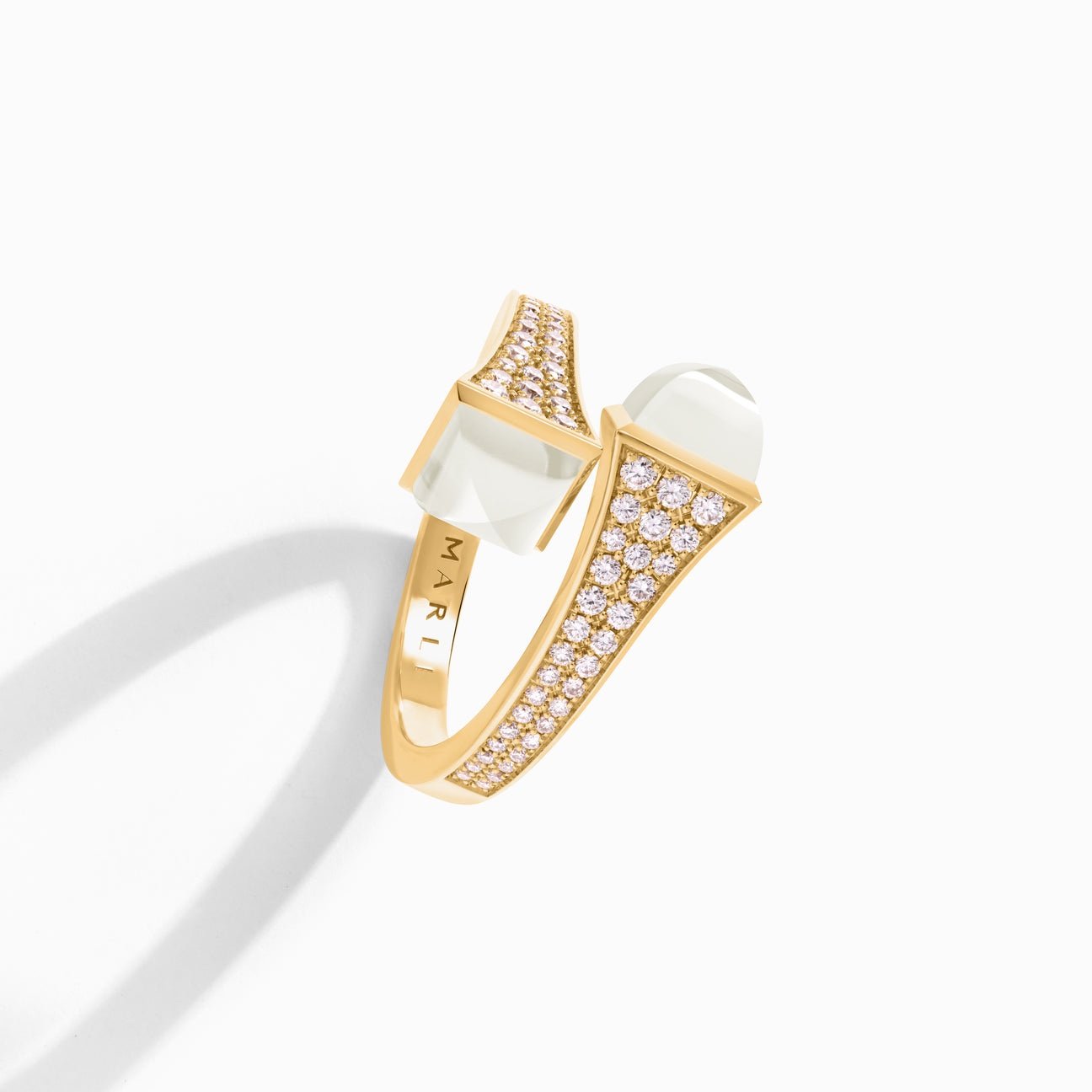 Cleo Diamond Midi Ring Yellow Gold