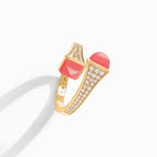 Cleo Diamond Midi Ring Yellow Gold